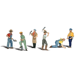 Woodland Scenics - WA2723 O Track Workers - 1:48 Scale