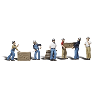 Woodland Scenics - WA2729 O Dock Workers - 1:48 Scale