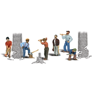 Woodland Scenics - WA2735 O Lumberjacks - 1:48 Scale