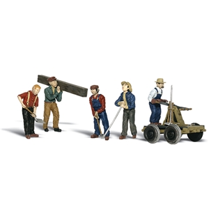 Woodland Scenics - WA2747 O Rail Workers - 1:48 Scale