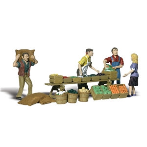 Woodland Scenics - WA2750 O Farmers Market - 1:48 Scale