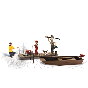 Woodland Scenics - WA2756 O Family Fishing - 1:48 Scale