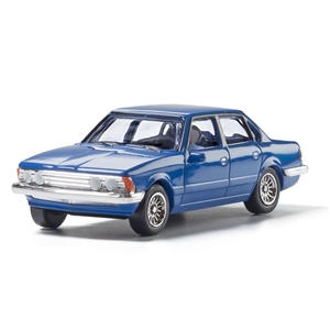 Woodland Scenics - WAS5363 Blue Sedan - 1:87 Scale