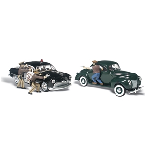 Woodland Scenics - WAS5540 HO Getaway Gangsters - 1:87 Scale