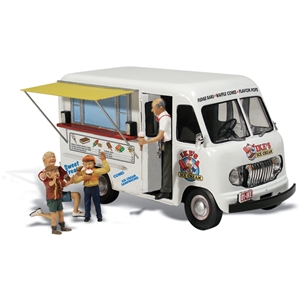 Woodland Scenics - WAS5541 HO Ike's Ice Cream Truck - 1:87 Scale