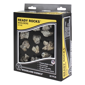 Woodland Scenics - WC1142 Boulders Ready Rocks