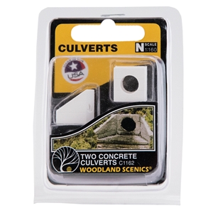 Woodland Scenics - WC1162 N Concrete Culvert (x2) - 1:160 Scale