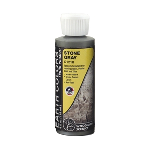 Woodland Scenics - WC1218 Stone Grey Earth Colours? Liquid Pigment 4 fl. oz.