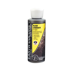 Woodland Scenics - WC1221 Raw Umber Earth Colours? Liquid Pigment 4 fl. oz.