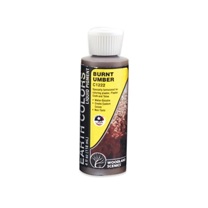 Woodland Scenics - WC1222 Burnt Umber Earth Colours? Liquid Pigment 4 fl. oz.