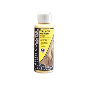 Woodland Scenics - WC1223 Yellow Ocher Earth Colours? Liquid Pigment 4 fl. oz.