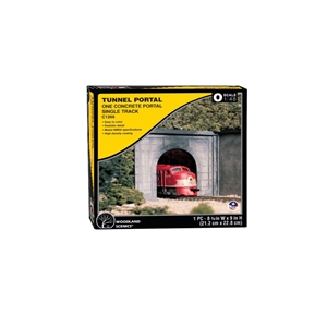 Woodland Scenics - WC1266 O Concrete Single Tunnel Portal - 1:48 Scale