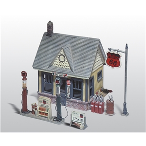 Woodland Scenics - WD223 Gas Station - 1:87 Scale