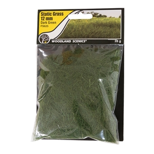Woodland Scenics - WFS625 12mm Static Grass Dark Green