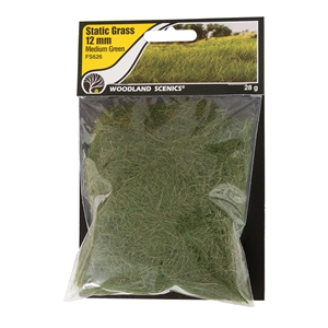 Woodland Scenics - WFS626 12mm Static Grass Medium Green