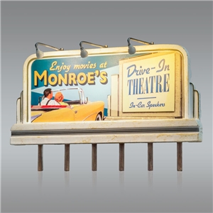 Woodland Scenics - WJP5794 HO Monroe's Drive-In - HO Scale