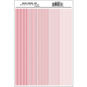 Woodland Scenics - WMG762 Stripes Red