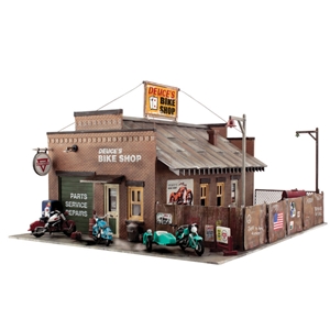 Woodland Scenics - WPF5895 O Deuce's Bike Shop - 1:48 Scale