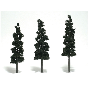 Woodland Scenics - WTR1562 6"-7" Ready Made Pine (3/Pk)