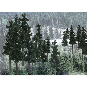 Woodland Scenics - WTR1580 2?"-4" Ready Made Pine Value Pack (33/Pk)