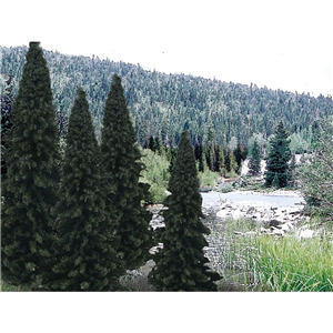 Woodland Scenics - WTR1586 4"-6" Ready Made Evergreen Value Pack (13/Pk)