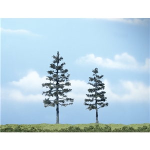 Woodland Scenics - WTR1624 4"-5?" Premium Pine (2/Pk)