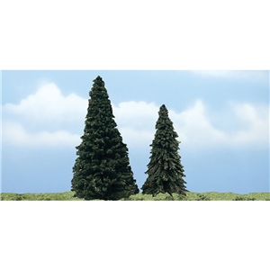 Woodland Scenics - WTR1626 4"-5" Premium Evergreen (2/Pk)