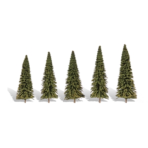 Woodland Scenics - WTR3565 2 "-3 ?" Classic Forever Green (5/Pk)