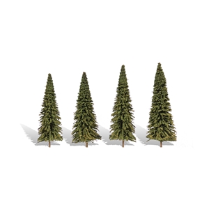 Woodland Scenics - WTR3568 3 ?"-5?" Classic Forever Green (4/Pk)