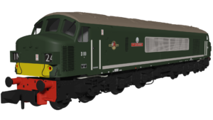 Rapido 948602 Class 45 D99 "3rd Carabinier" BR Green With Small Yellow Panels - DCC SOUND - N Gauge