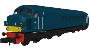 Rapido 948604 Class 45 D92 BR Early Blue With Small Yellow Panels - DCC SOUND - N Gauge
