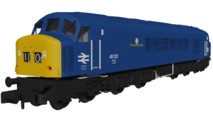 Rapido 948606 Class 45 45123 "The Lancashire Fusilier" BR Blue With Headcode Blinds - DCC SOUND - N Gauge