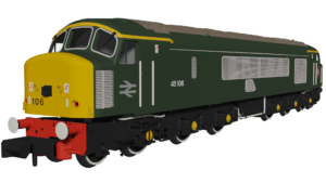 Rapido 948612 Class 45 45106 Heritage BR Green With Sealed Beam & High Intensity Headlights - DCC SOUND - N Gauge