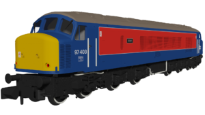 Rapido 948707 Class 46 97403 Ixion RTC Blue/Red With Sealed Beam Headlights - DCC SOUND - N Gauge