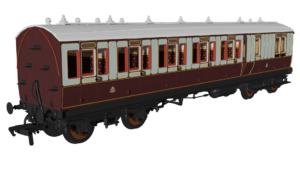 Rapido 978010 LNWR ‘Evolution’ Non-Corridor Brake Third No.6665 - OO Gauge