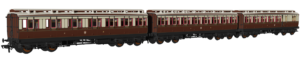 Rapido 978013 GWR ‘Evolution’ Non-Corridor Carriage Pack - OO Gauge
