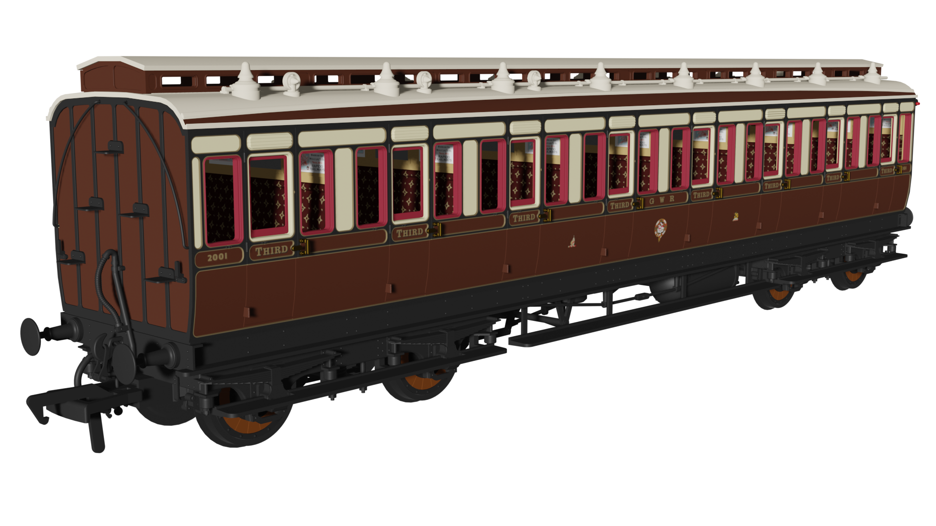 Rapido 978015 GWR ‘Evolution’ Non-Corridor Third No.2001 - OO Gauge