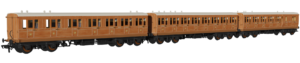 Rapido 978021 GN ‘Evolution’ Non-Corridor Carriage Pack - OO Gauge