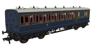 Rapido 978026 SDJR ‘Evolution’ Non-Corridor Brake Third No.123 - OO Gauge