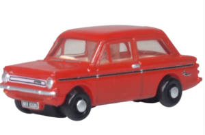 GAUGEMASTERtrade Hillman Imp Firebrand Red Oxford Diecast NHI Gaugemaster AM
