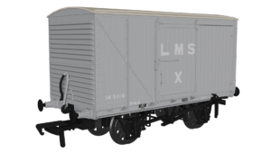 Rapido Trains UK 970002 - LMS D1663 Van - LMS (pre-36) No.143116 OO Gauge
