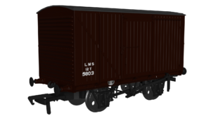 Rapido Trains UK 970004 - LMS D1663 Van - LMS (post-36) No.5803 OO Gauge