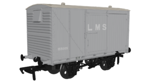 Rapido Trains UK 970101 LMS D1832A Van - LMS (pre-36) No.155005 OO Gauge