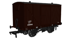 Rapido Trains UK 970106  LMS D1832A Van - LMS (post-36) No.202942 OO Gauge