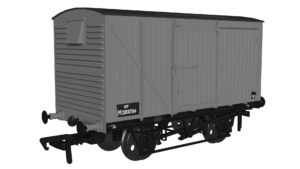 Rapido Trains UK 970107 LMS D1832A Van - BR No.M283704 OO Gauge