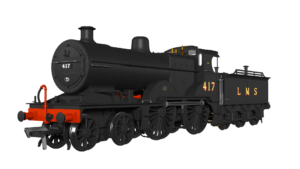Rapido 974008 MR 483 No.417 LMS Wartime Unlined Black OO Gauge DCC READY