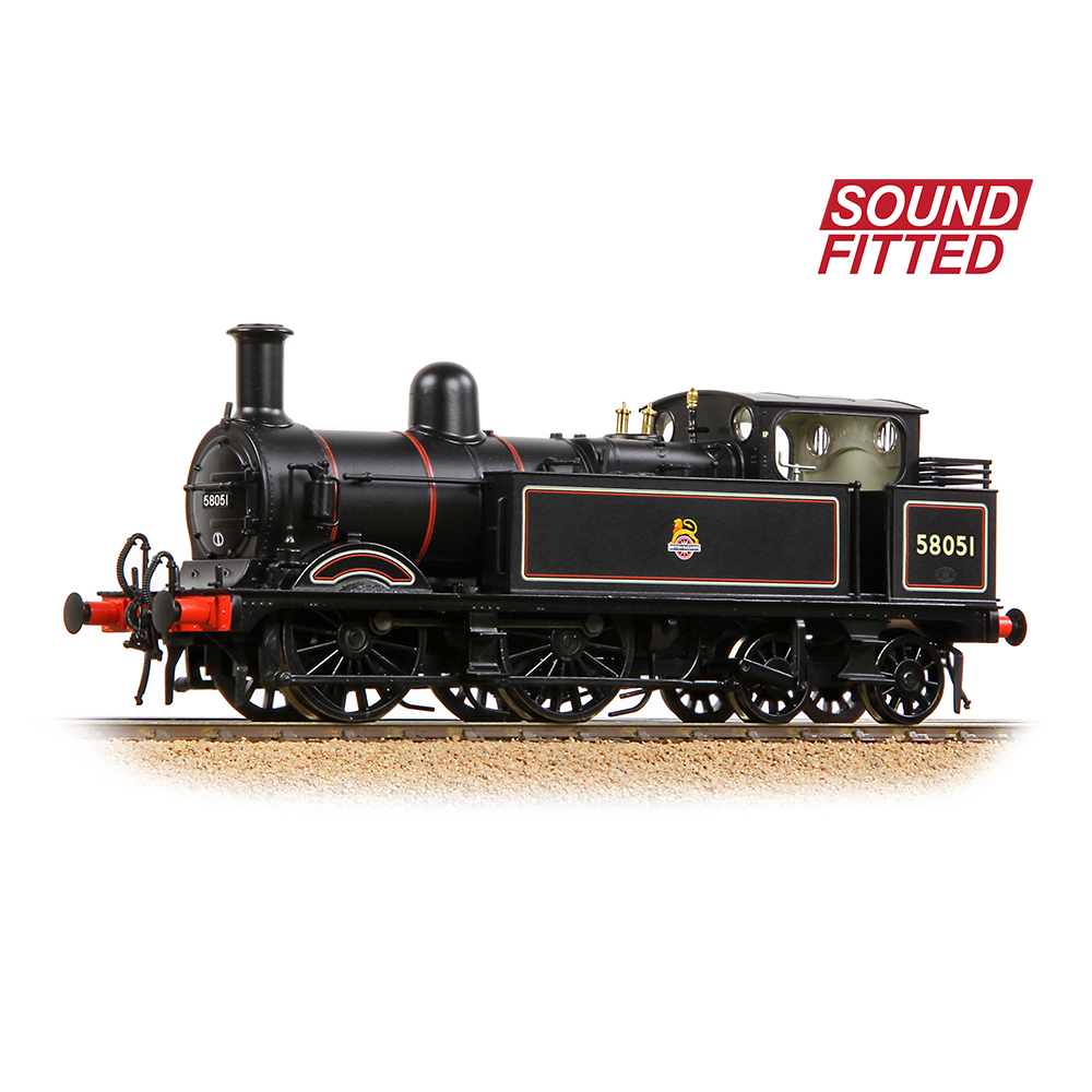 Bachmann 31-742ASF MR 1532 (1P) Tank 58051 BR Lined Black (Early Emblem) - OO Gauge