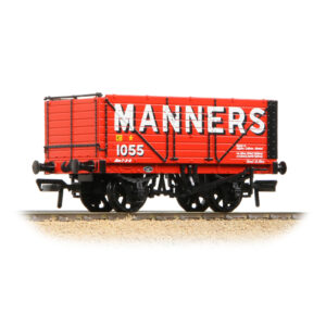 Bachmann 37-136 8 Plank End Door Wagon 'Manners' Red - OO Gauge