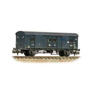 Graham Farish 374-420 SR NQV (Ex-CCT) Covered Carriage Truck BR Blue [Weathered] - N Gauge