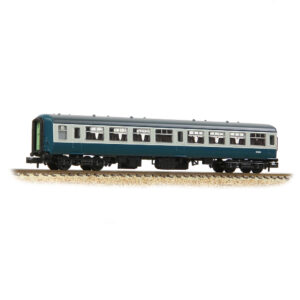 Graham Farish 374-710C BR MK2A TSO Tourist Second Open BR Blue & Grey - N Gauge